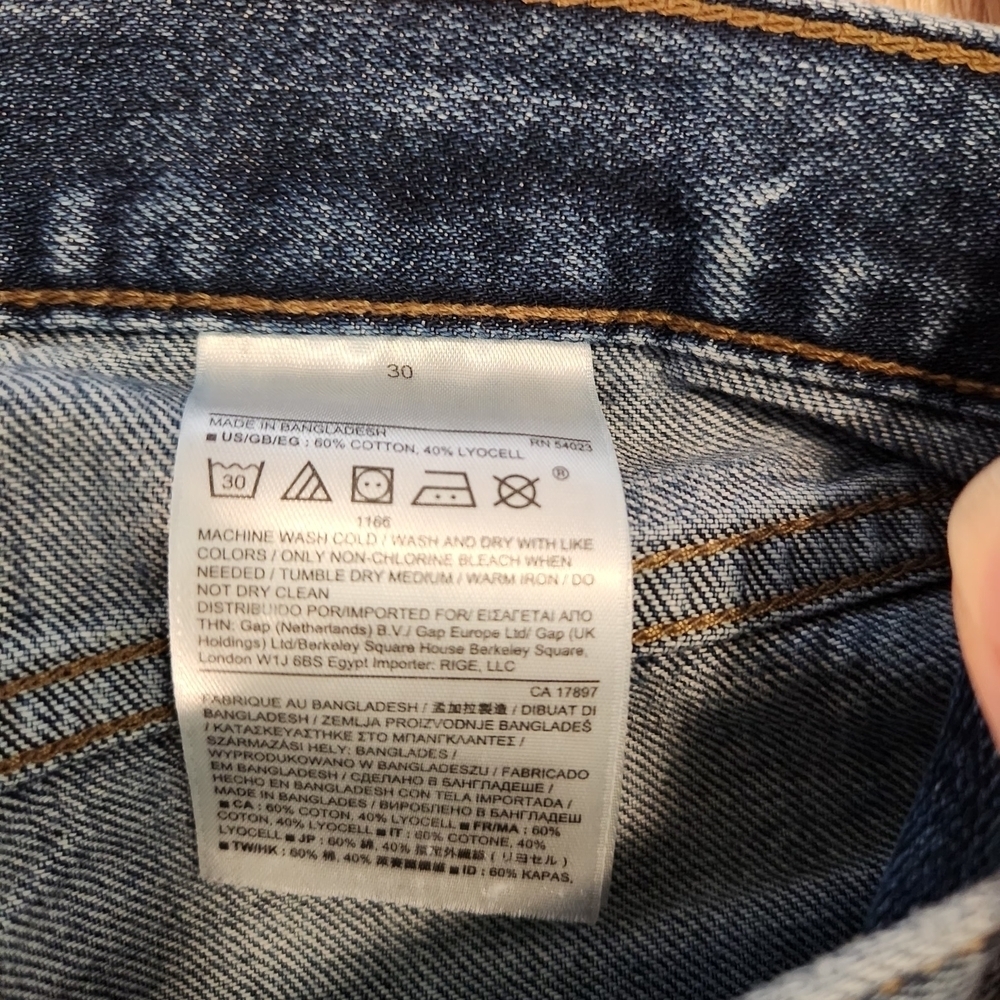 Distressed Blue Jeans - Picture 4 of 4